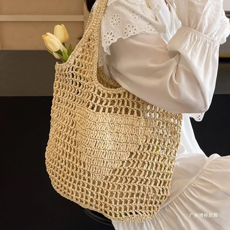 Women Bags Large - Rattan Women Tote Bag Luxury Designer