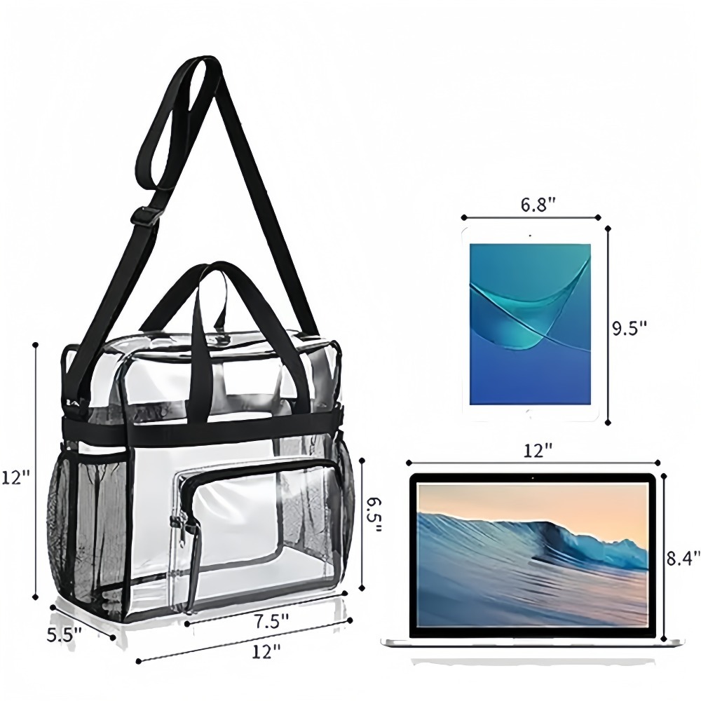 Clear Tote Bag Heavy Duty Plas - Women'S Bags For Work incelemesi ve fiyatı