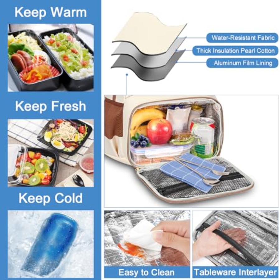 Backpack Lunch Bag for Women,  - Women'S Bags For Work incelemesi ve fiyatı
