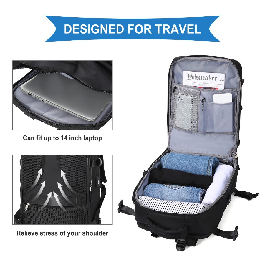 【New Arrival】Black Travel Back - Women Bags Large incelemesi ve fiyatı