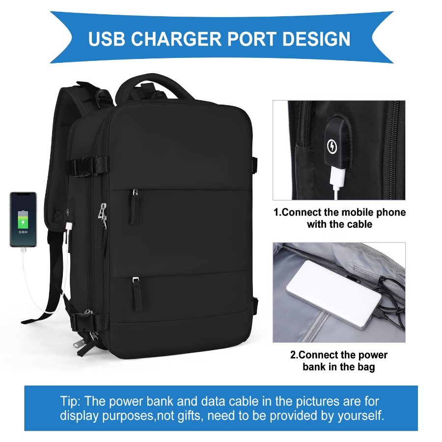 【New Arrival】Black Travel Back - Women Bags Large incelemesi ve fiyatı