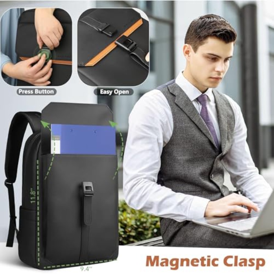 Slim Laptop Backpack for Men W - Women'S Bags For Work incelemesi ve fiyatı