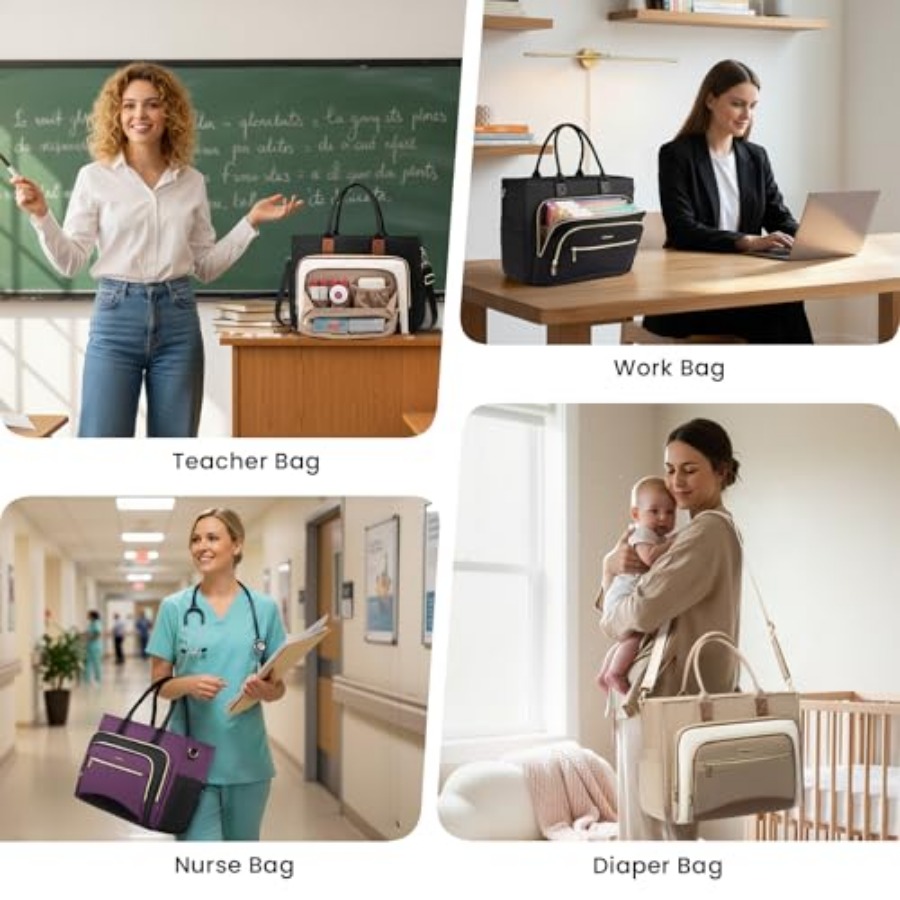 Teacher Tote Bag for Women, La - Women'S Bags For Work incelemesi ve fiyatı