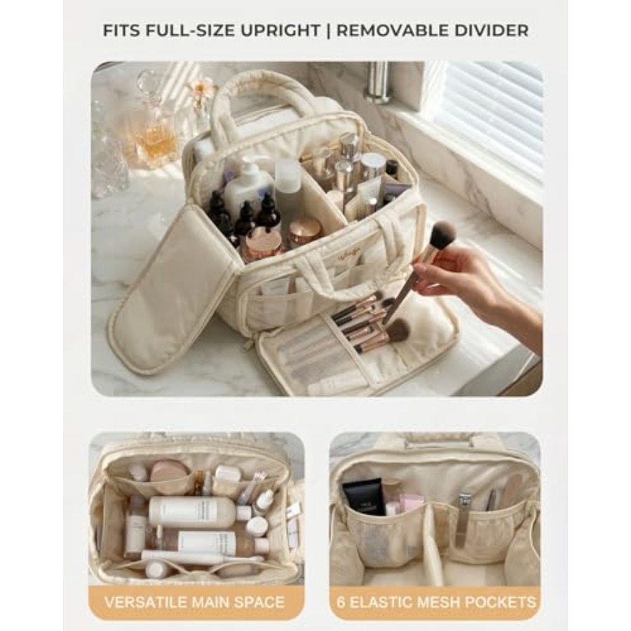 Large Quilted Toiletry Bag for - Women Bags Large incelemesi ve fiyatı